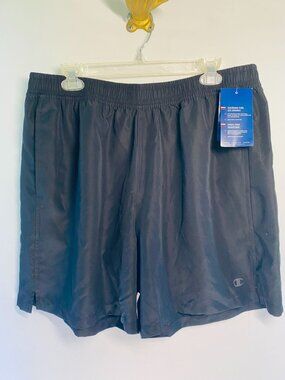 Champion Mens Double Dry Training Shorts XL Black